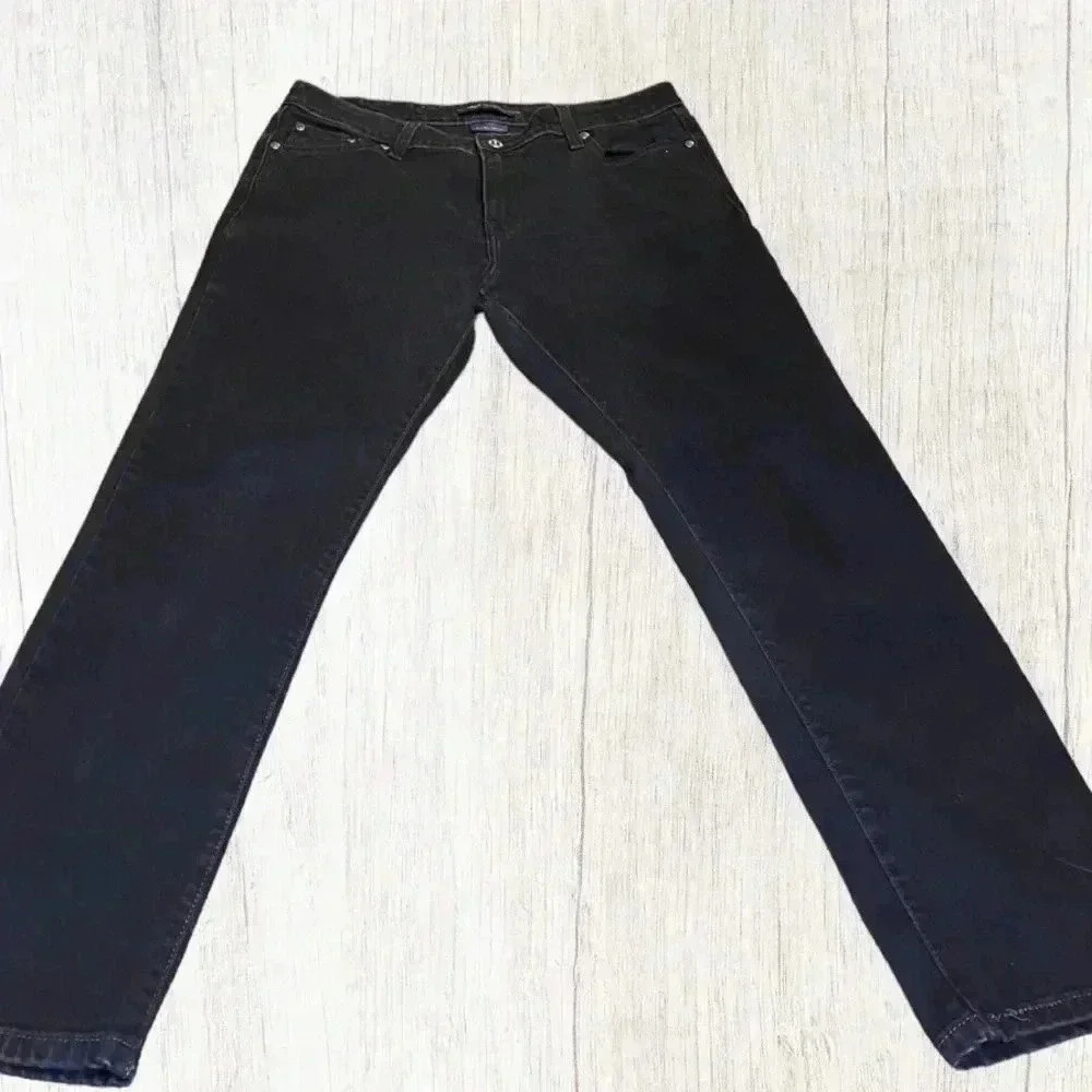 Women’s Levi Strauss Black Mid Rise Skinny Jeans Black Tab - Picture 3 of 7